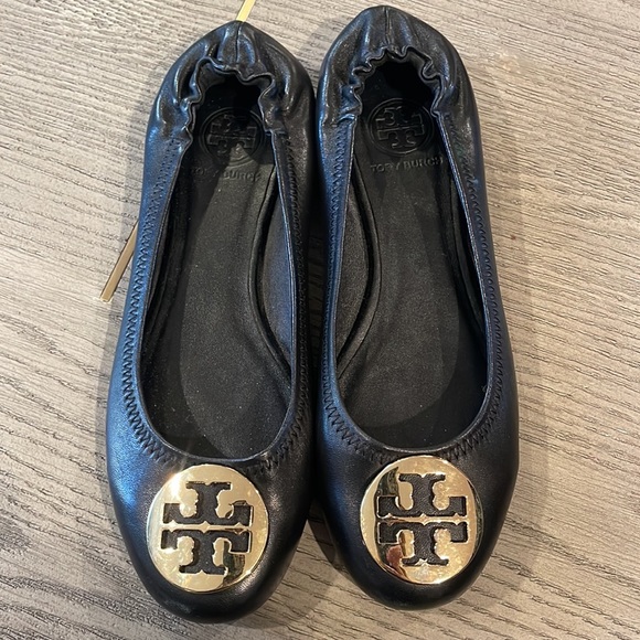Tory Burch black flats - Picture 2 of 4